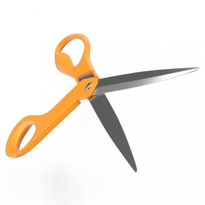 3D model Scissors Orange