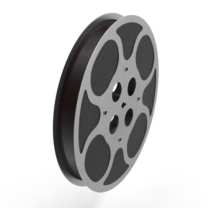 3D model Video Film Reel in Case 2