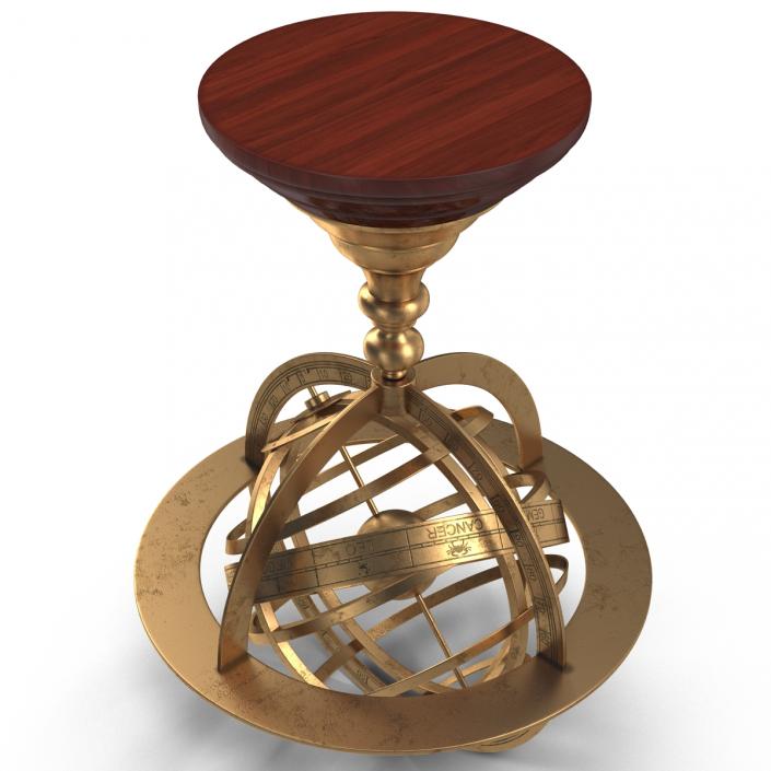 3D model Antique Globe 4