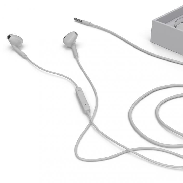 Apple EarPods with Remote and Mic Set 3D