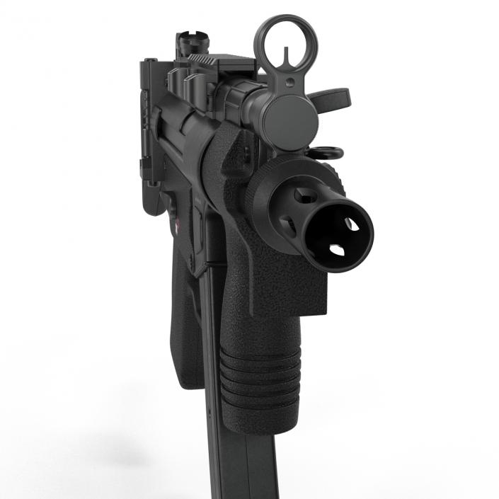 3D Assault Rifle MP5K model