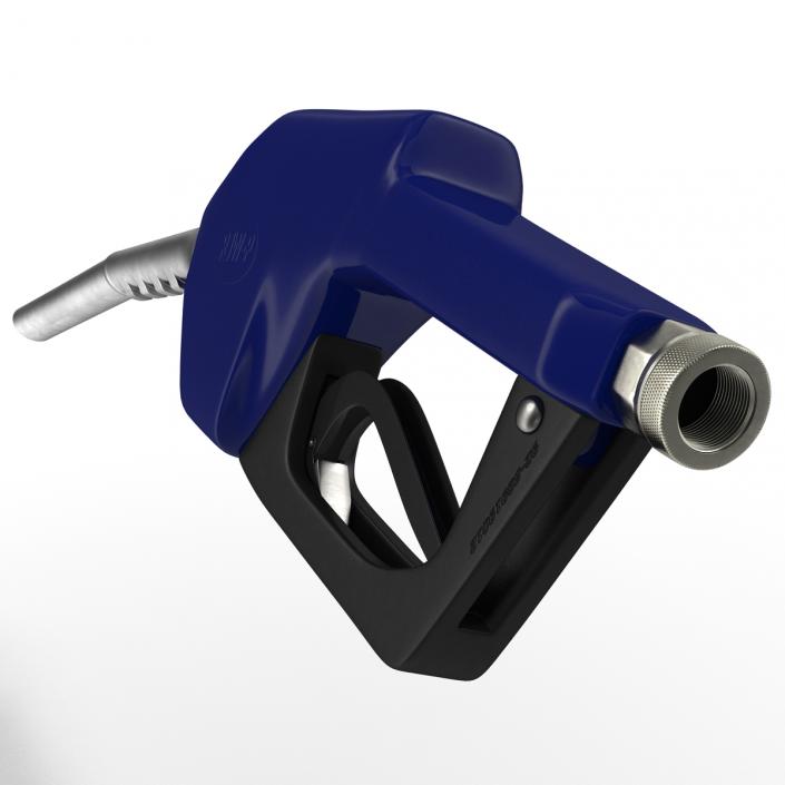 3D Gas Pump Blue model
