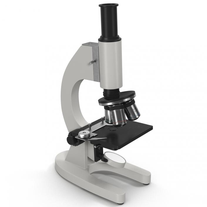 3D Medical Microscope model