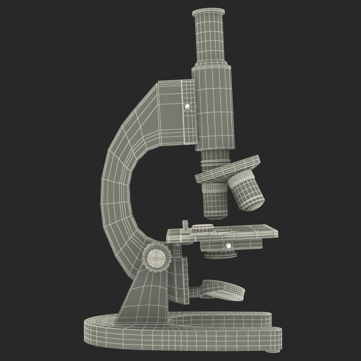 3D Medical Microscope model