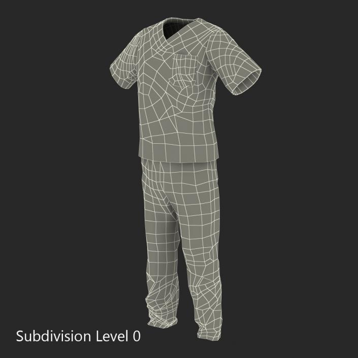 Surgeon Dress 15 with Blood 3D