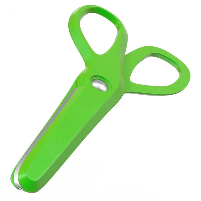 3D Scissors 3 Green