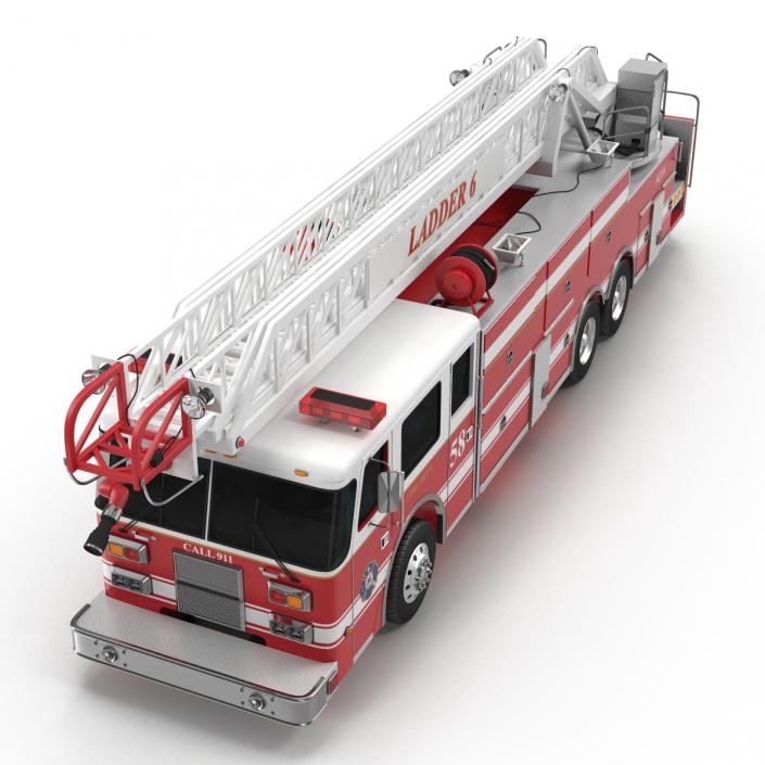 Ladder Fire Truck 3D