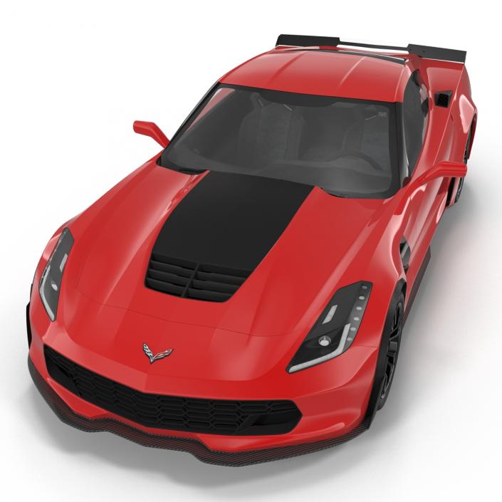 3D model Chevrolet Corvette 2015 Rigged