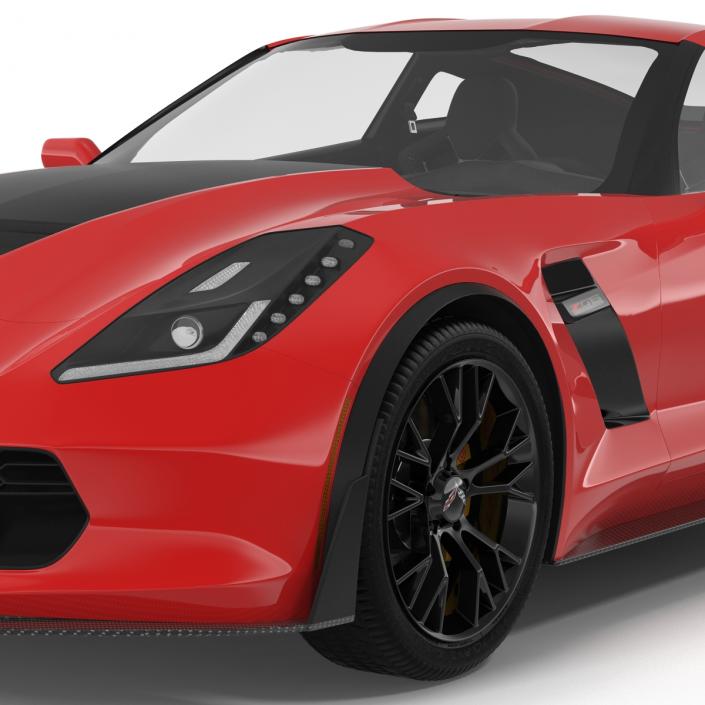 3D model Chevrolet Corvette 2015 Rigged
