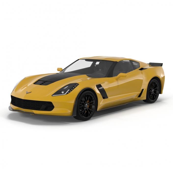 3D Chevrolet Corvette model