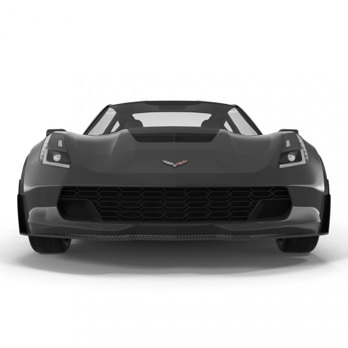 Chevrolet Corvette 2015 Simple Interior 3D model