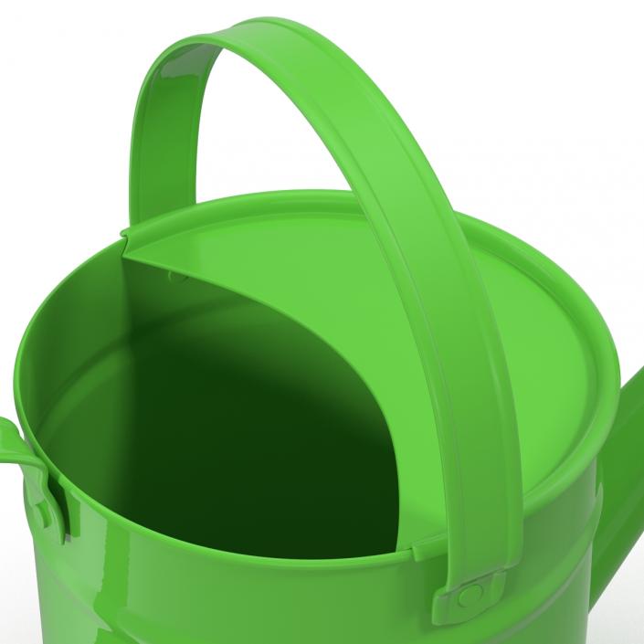 3D Kids Watering Can Green model