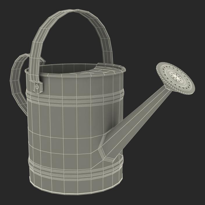 Kids Watering Can Yellow 3D model