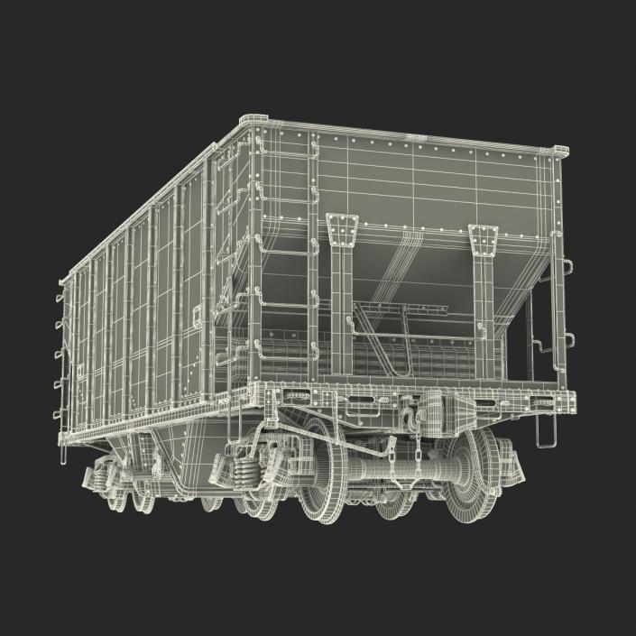 3D model Hopper Car
