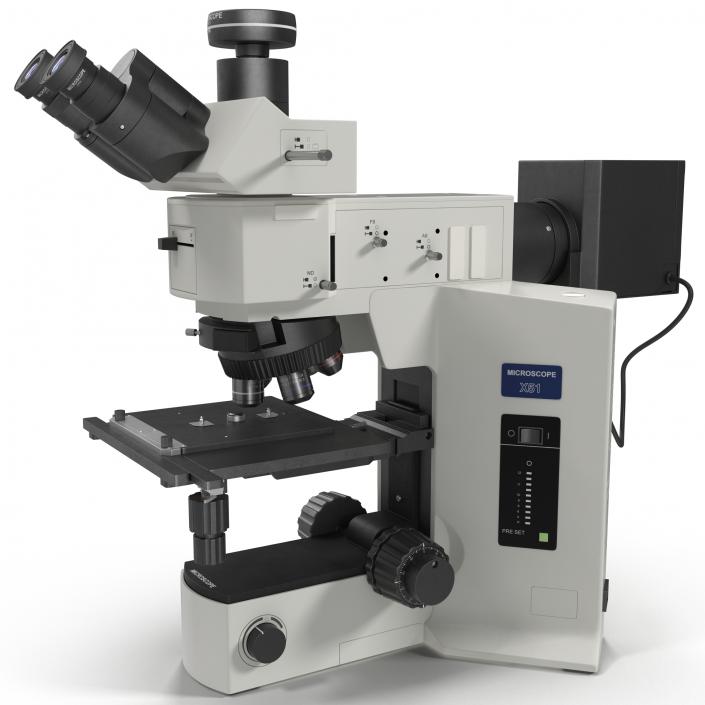 Professional Fluorescence Microscope Generic 3D model