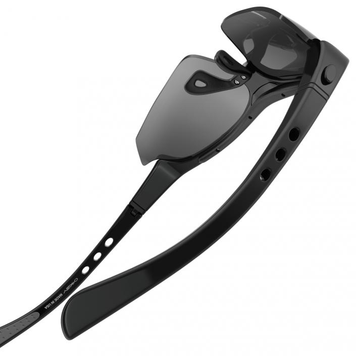 Sport Glasses Black 3D model