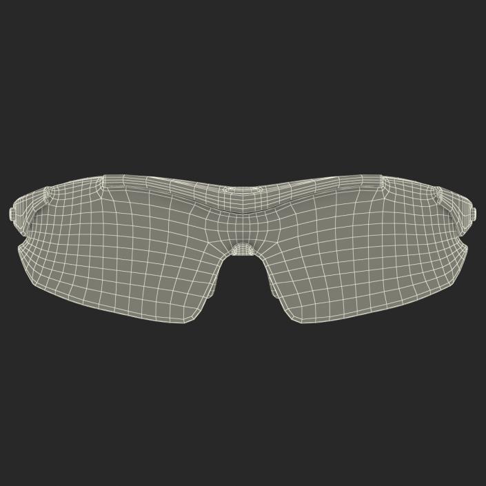 Sport Glasses Black 3D model
