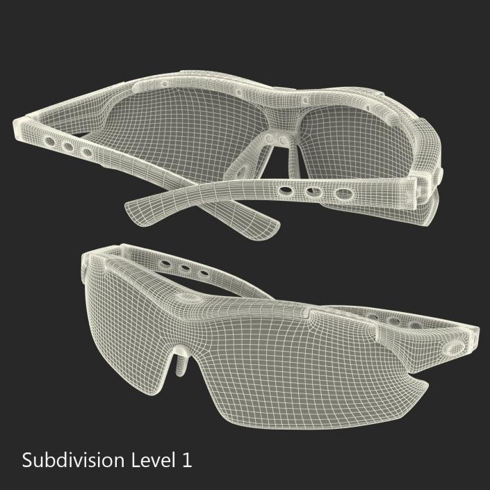 3D Sport Glasses 2 Black
