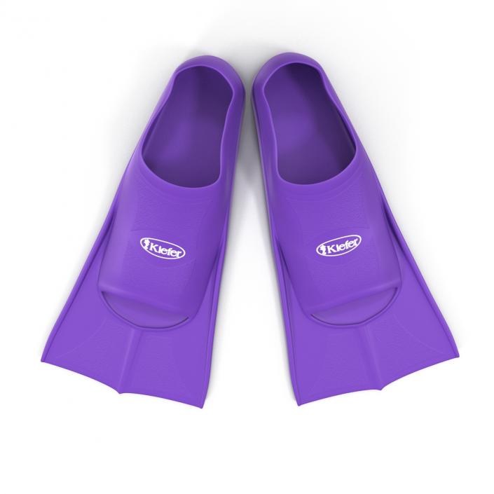 3D Swim Fins Purple