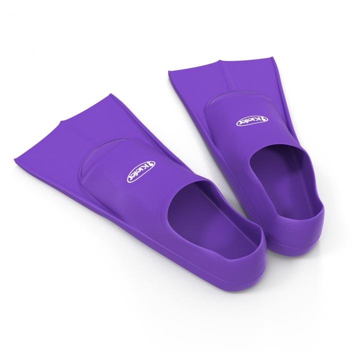 3D Swim Fins Purple
