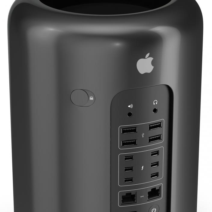 3D Apple Mac Pro model