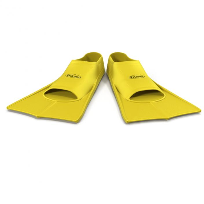 3D Swim Fins Yellow