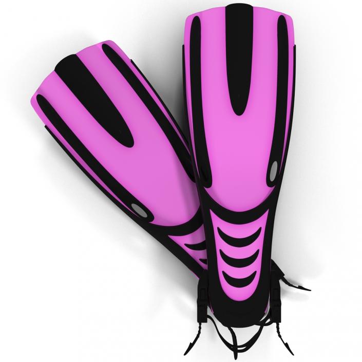 3D model Oceanic Viper Fins Violet