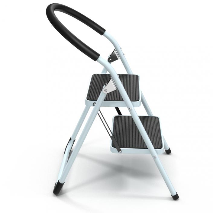 3D model Step Ladder 3 Rigged