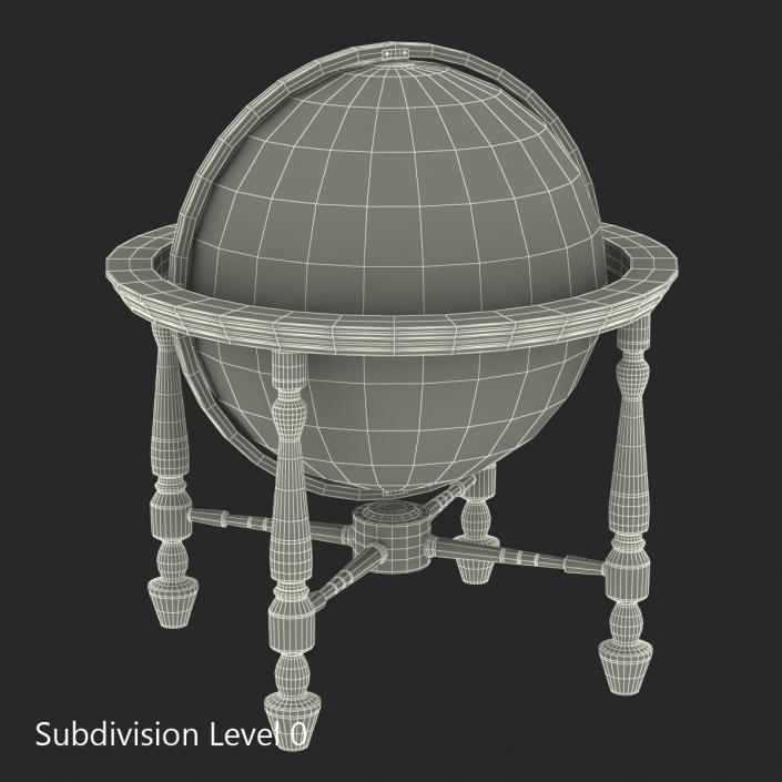 3D model Antique Globe 2
