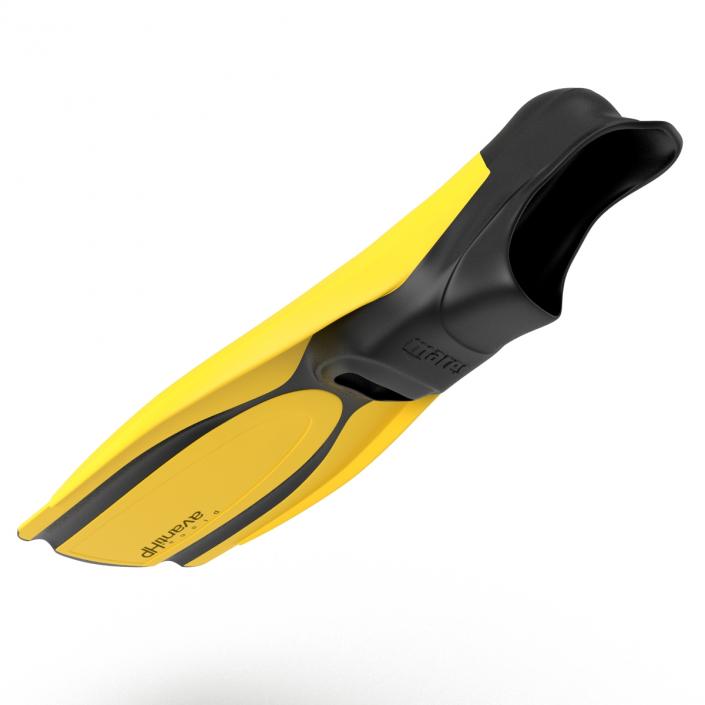 3D Swim Fins 2 Yellow model