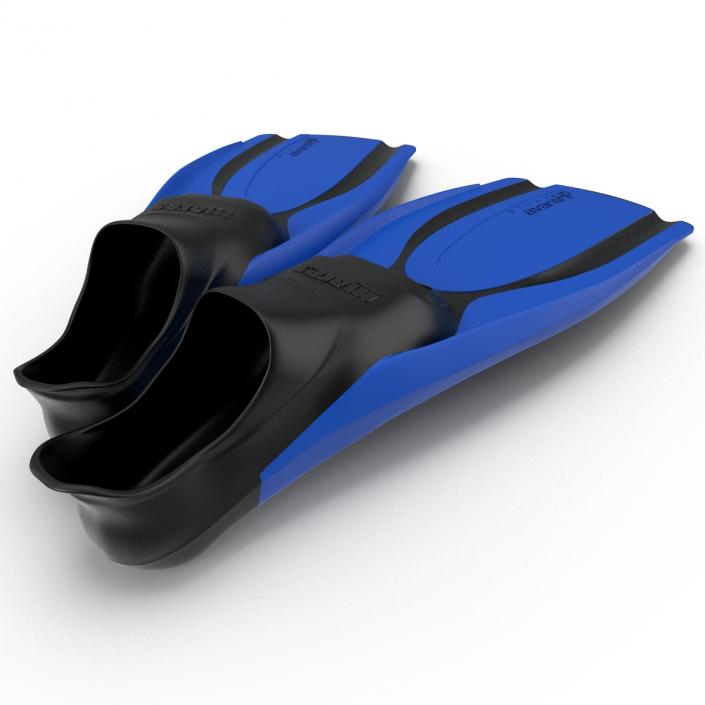 3D Swim Fins 2 Blue