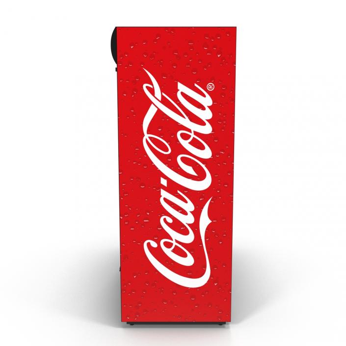 3D Coca Cola Three Door Display Refrigerator