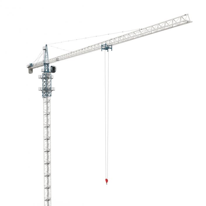 3D Tower Crane Rigged model
