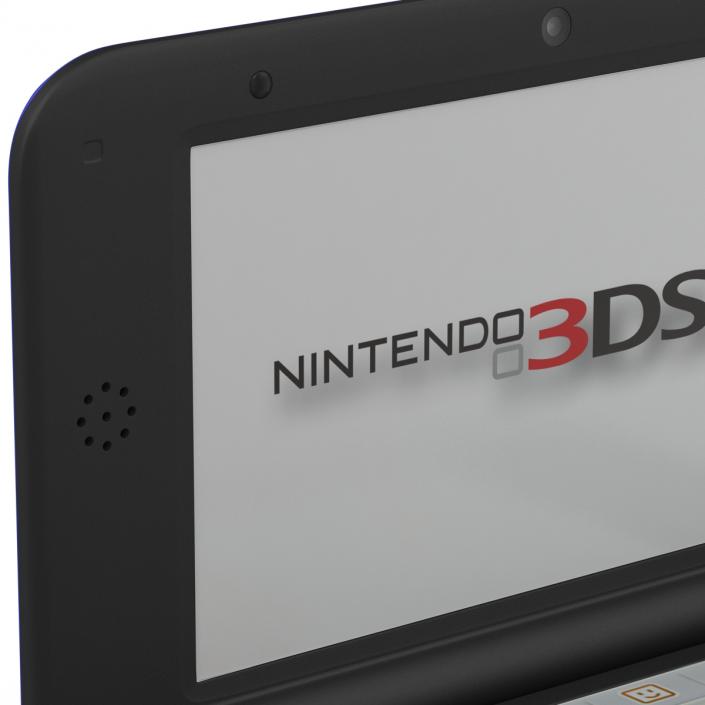3D model Nintendo 3DS XL Blue