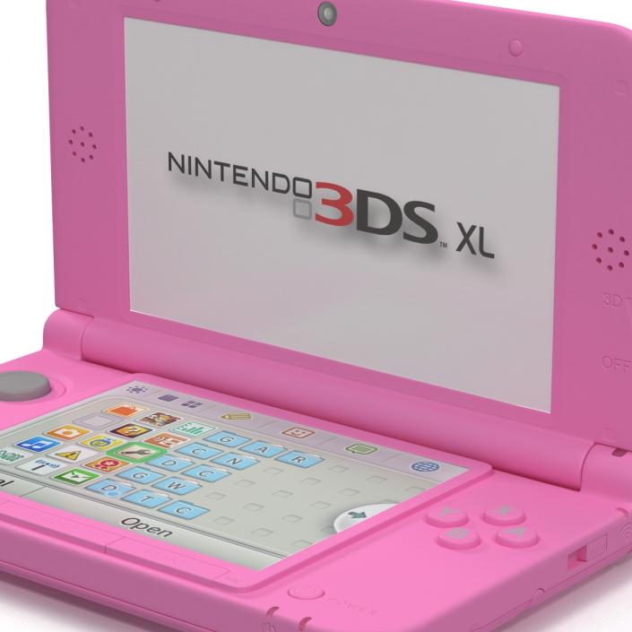 3D model Nintendo 3DS XL Pink