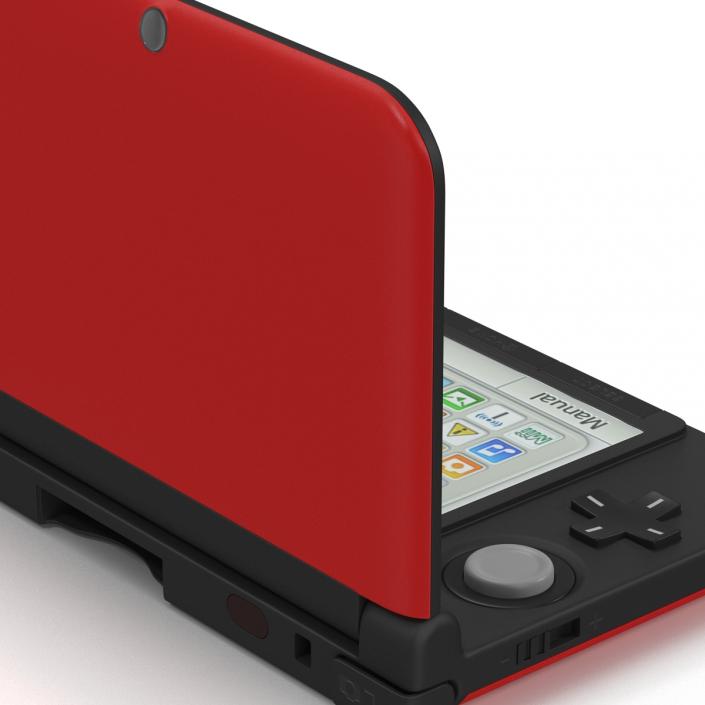 Nintendo 3ds Xl Red 3d Model 3d Molier International