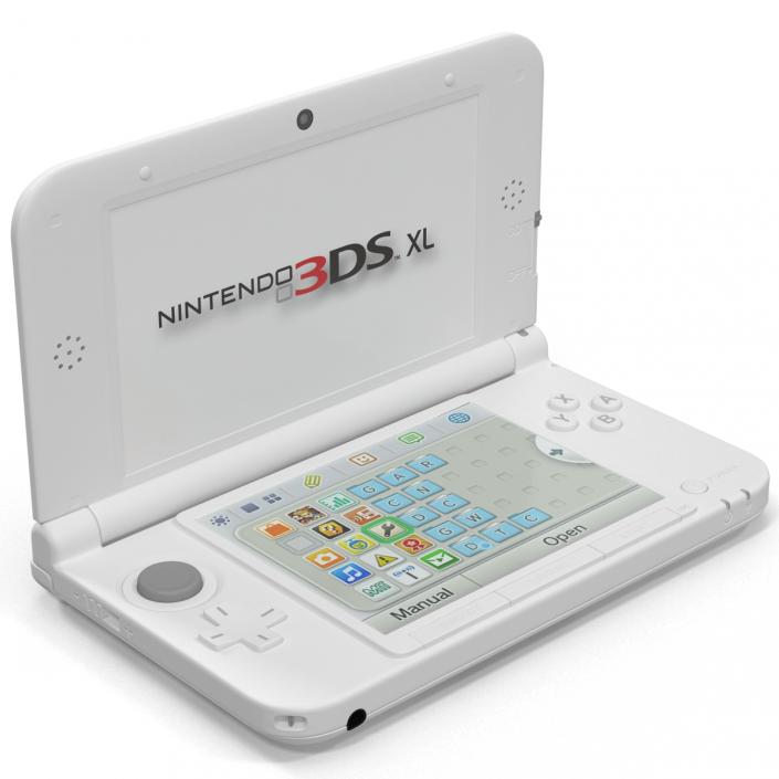 3D Nintendo 3DS XL White