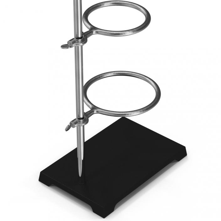 3D Ring Stand Iron Ring and Utility Clamp model