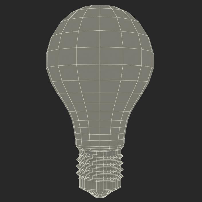 3D Matte Light Bulb