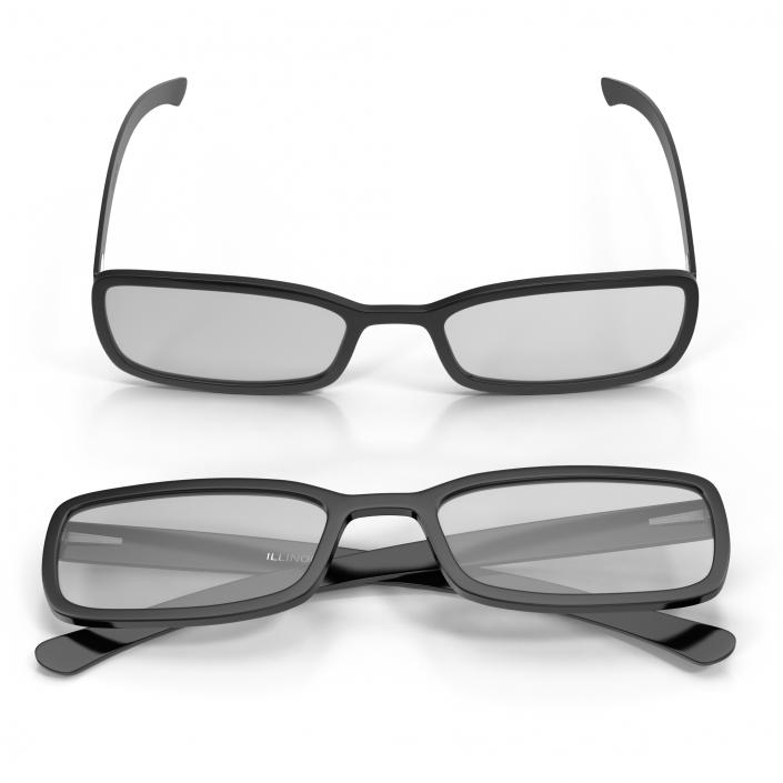 3D Glasses 5 Set model