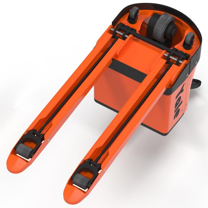 3D Powered Pallet Jack Orange