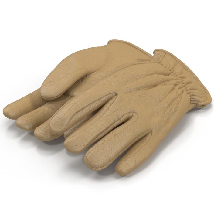 3D Leather Work Gloves 2