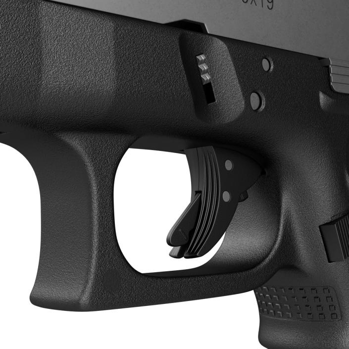 Glock 26 Black 3D model