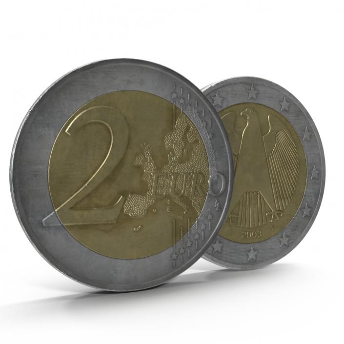 2 Euro Coin Germany 3D model