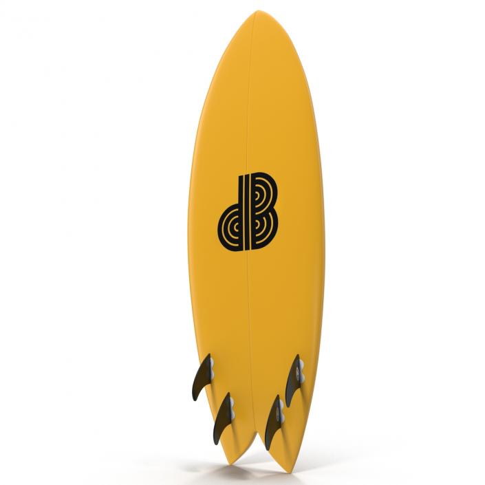 3D Surfboard Fish 3