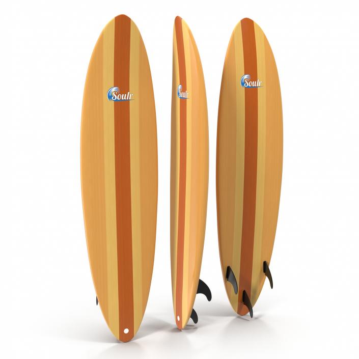 3D model Surfboard Funboard 2