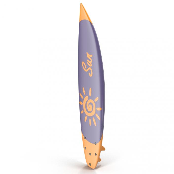 3D model Surfboard Shortboard