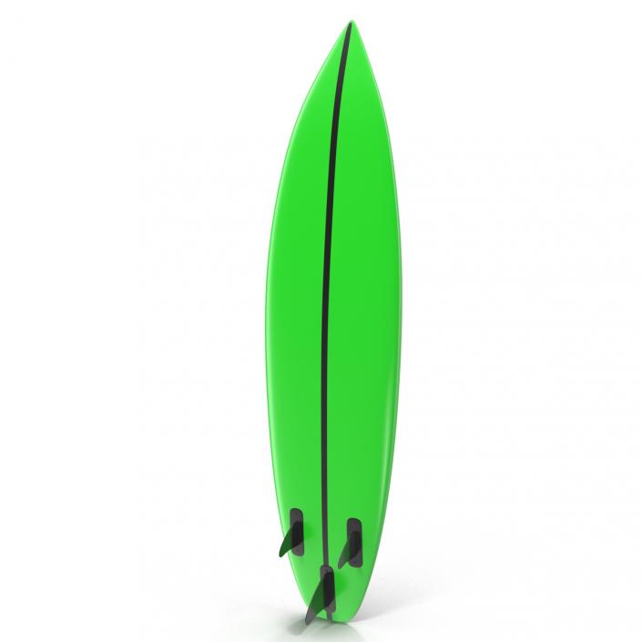Surfboard Shortboard 4 3D