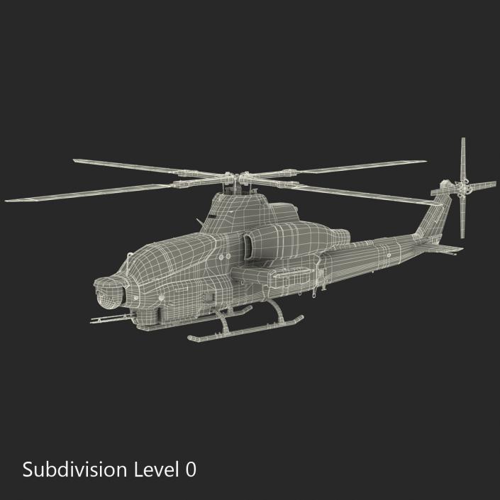 3D Attack Helicopter Bell AH 1Z Viper 2