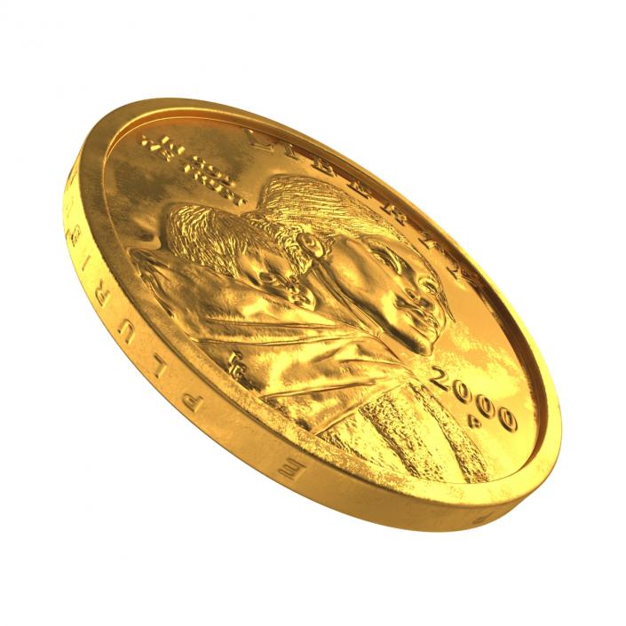US Sacagawea Dollar 3D model